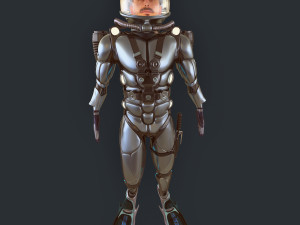 futuristic diver 3D मॉडल