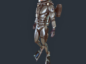 futuristic diver 3D मॉडल