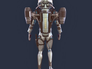 futuristic diver 3D मॉडल