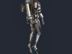 futurystyczny nurek Model 3D