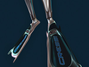 futuristic diver 3D मॉडल
