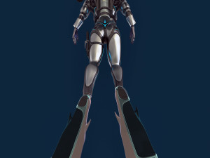 futuristic diver 3D मॉडल
