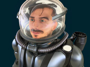 futurystyczny nurek Model 3D