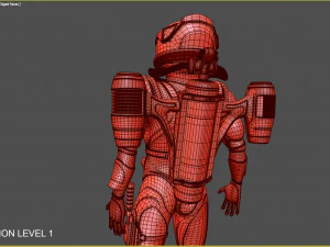 futurystyczny nurek Model 3D