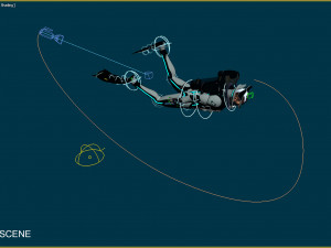 futuristic diver 3D मॉडल