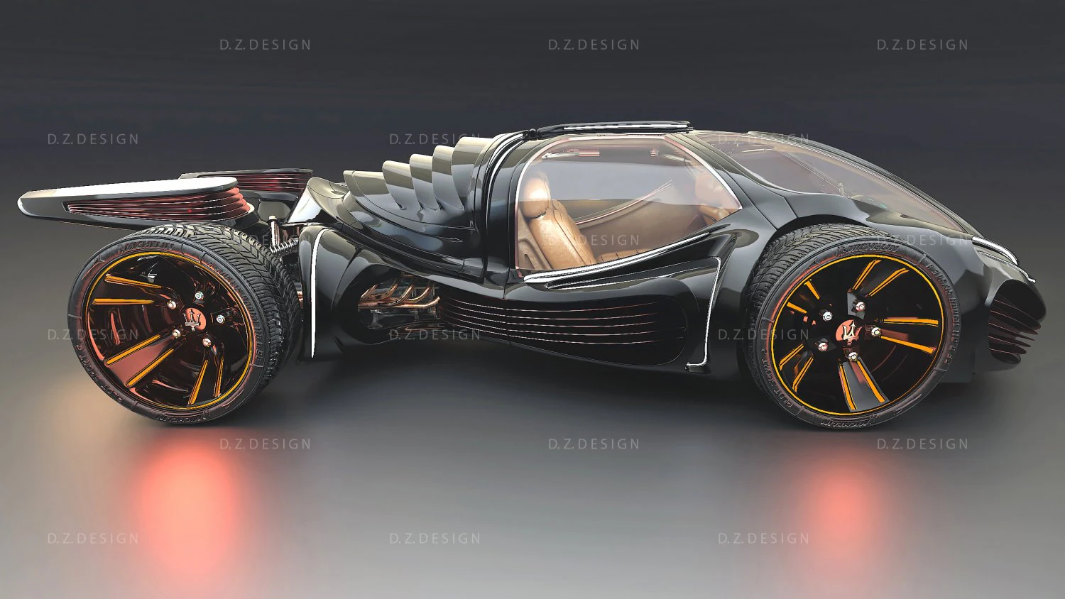 maserati diablo 3D Model .c4d .max .obj .3ds .fbx .stl .blend 