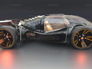 maserati diablo 3D Model