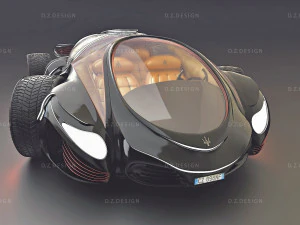 maserati diablo 3D Model