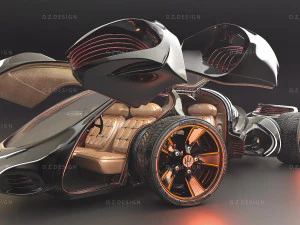 maserati diablo 3D Model