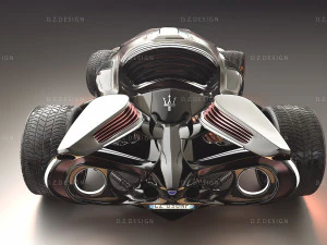 maserati diablo 3D Model