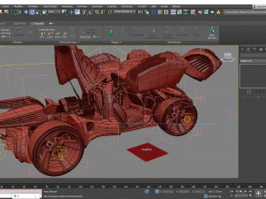 maserati diablo 3D Model