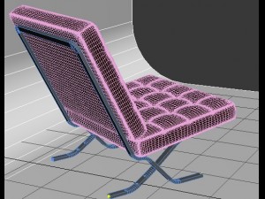 chair 3D मॉडल
