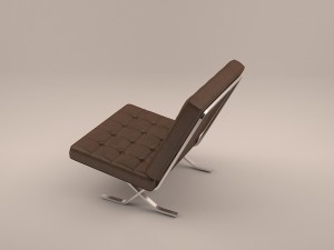 chair 3D मॉडल