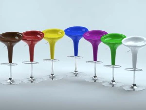 Stołek barowy Bombo Model 3D