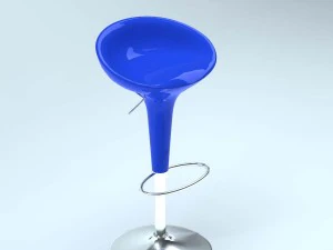 Bombo bar stool 3D Model