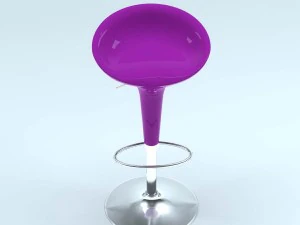 Bombo bar stool 3D Model