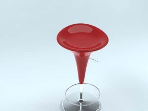 Bombo bar stool 3D Model