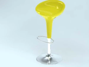 Bombo bar stool 3D Model