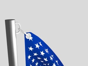 bandeira EUA Modelo 3D