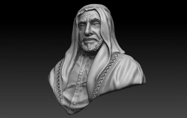 Arab sheik 3D Print Model .c4d .max .obj .3ds .fbx .stl .blend 