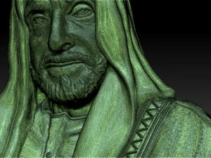 अरब शेख 3D प्रिंट मॉडल