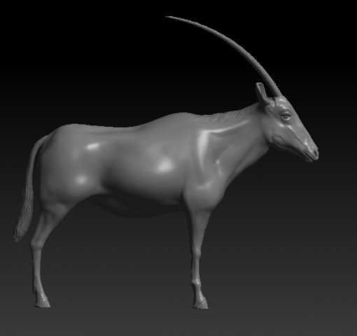 orix 3D Model .c4d .max .obj .3ds .fbx .stl .blend 