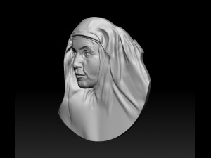 santa angela de la cruz Modelo de Impressão 3D