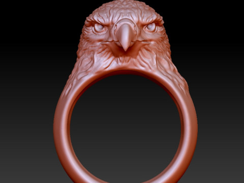 Eagle Ring Model Cetak 3D