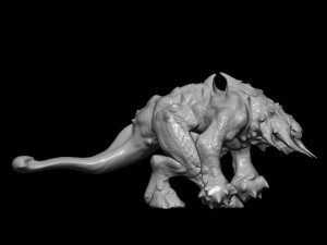 monster graga Modèle 3D