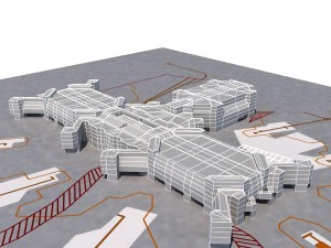 miami airport terminal 3D Model