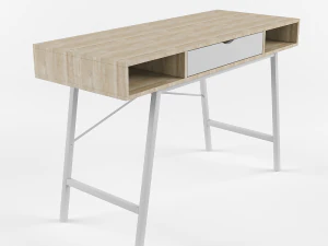 table writing computer jysk abbetved 3D Model