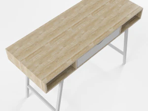 table writing computer jysk abbetved 3D Model