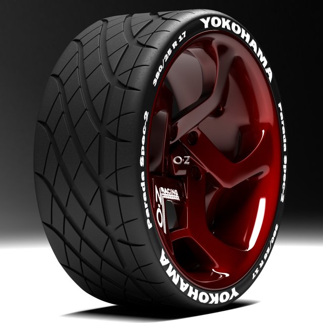 exclusive design wheels 3D Model .c4d .max .obj .3ds .fbx .stl .blend