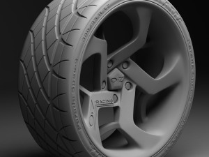 exclusive design wheels 3D Model