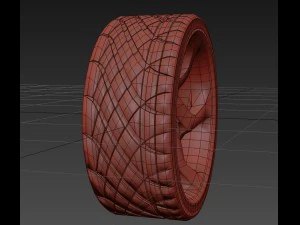 exclusive design wheels 3D Model