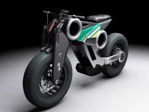 motocicleta futurista Modelo 3D
