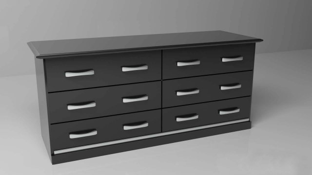 comoda 3D Модель .c4d .max .obj .3ds .fbx .stl .blend 