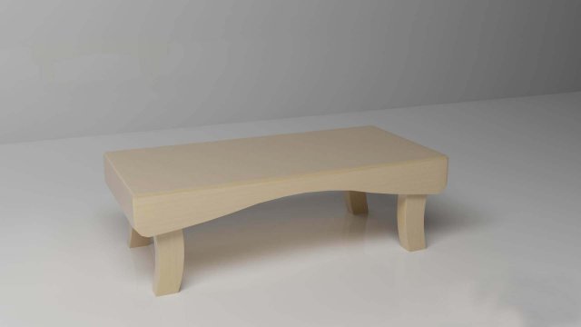 wood table 3Dモデル .c4d .max .obj .3ds .fbx .stl .blend 