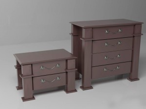 bureau small medium 3D Model