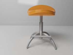 metal stool 3D Model