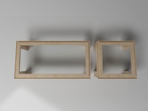 wooden tables Model 3D