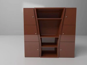 stojak na książki Model 3D