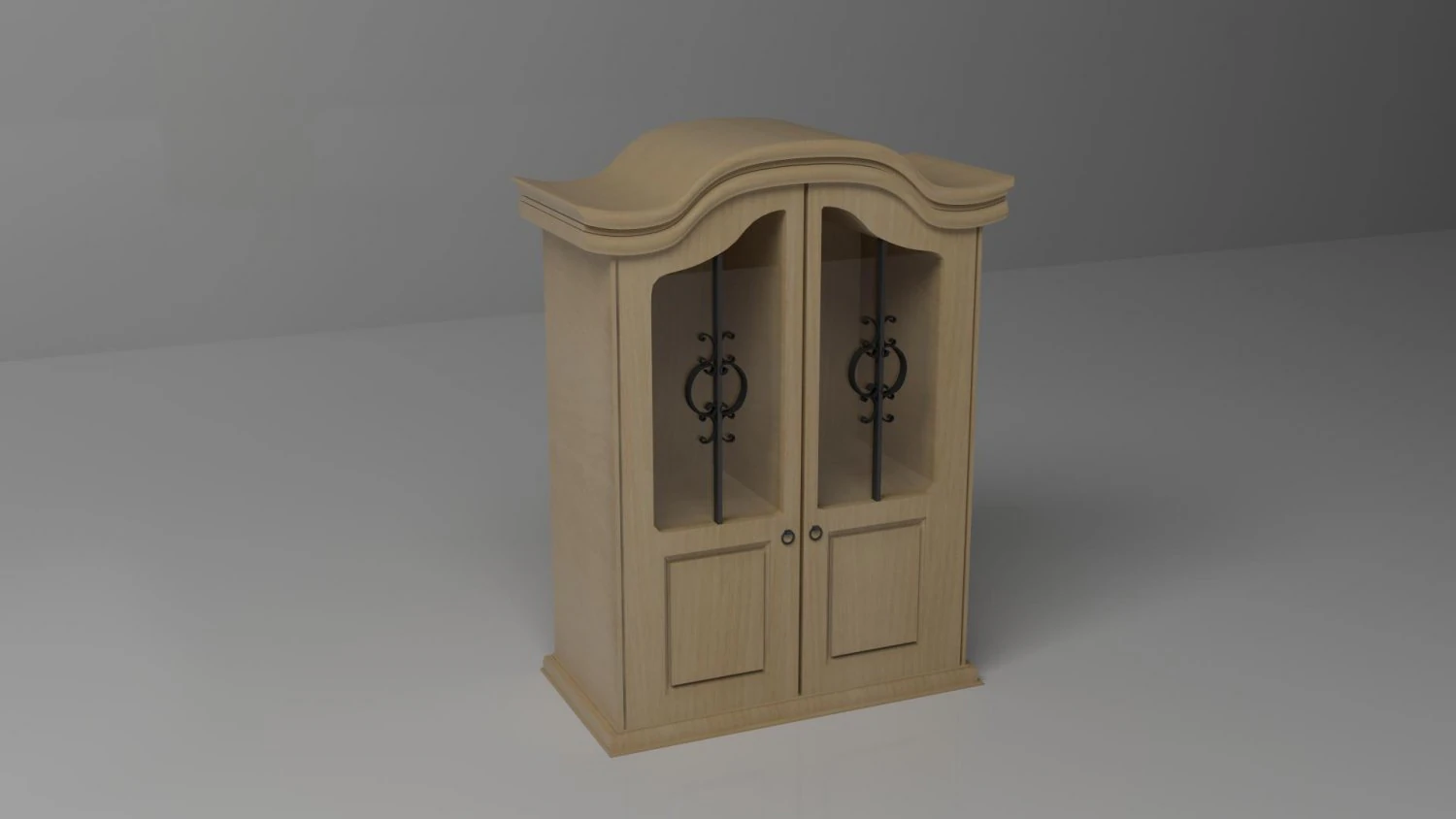 wooden book case 3D Model .c4d .max .obj .3ds .fbx .stl .blend 
