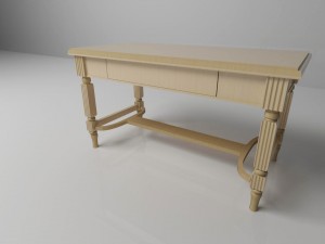 writing desk 3D Модель