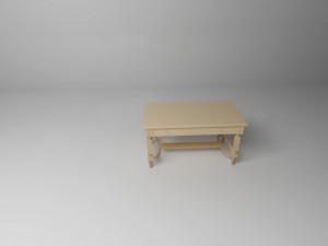 writing desk 3D Модель