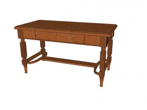 writing desk 3D Модель