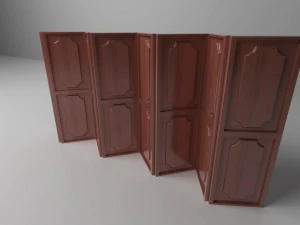 pantalla de madera Modelo 3D