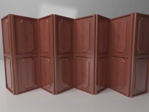 wood screen 3D Model