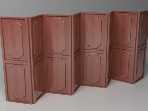 wood screen 3D Model