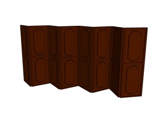 wood screen 3D Model